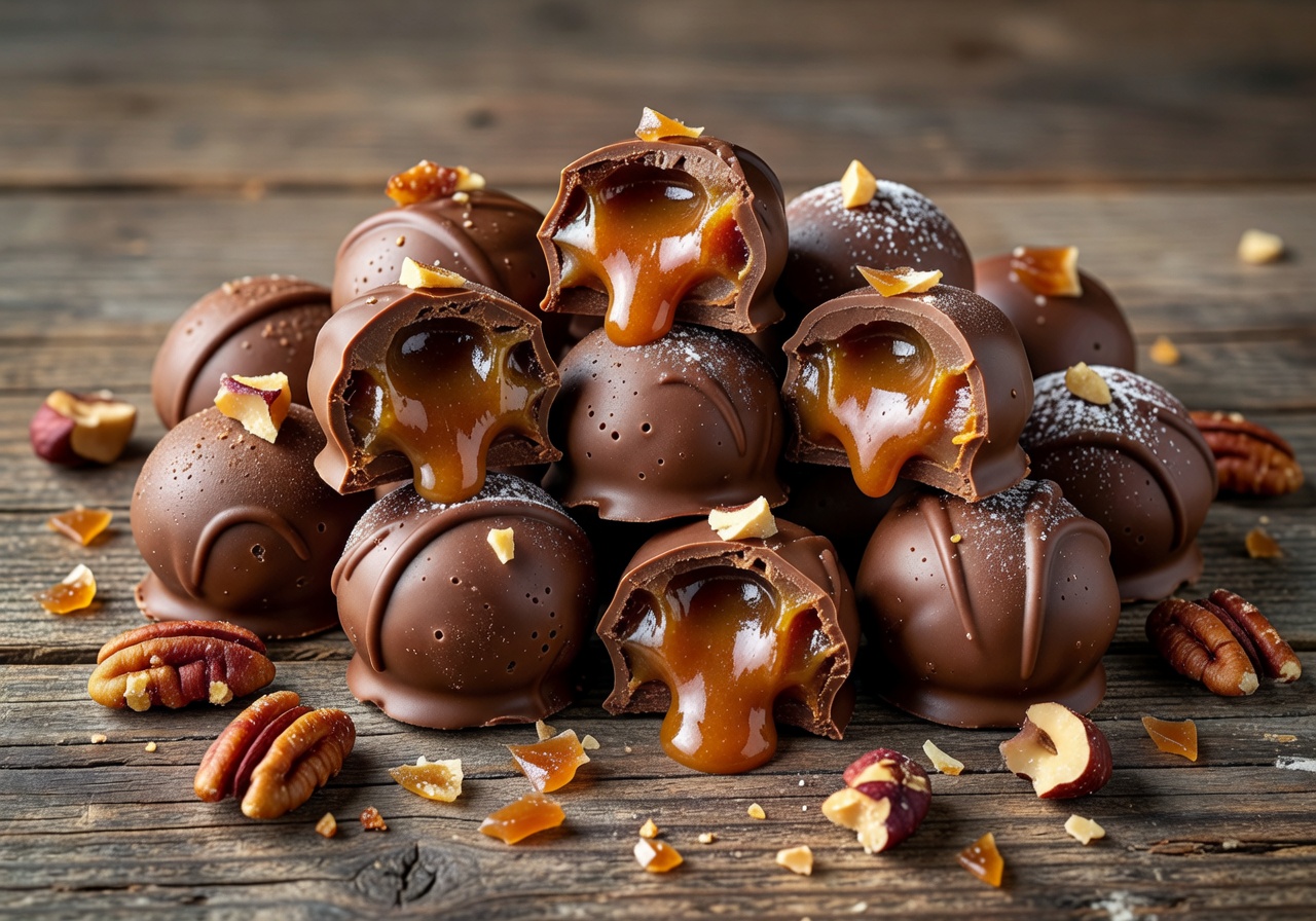 Caramel Filled Chocolates by Pogorallydock